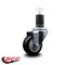 Service Caster 3'' Black Poly Wheel Swivel 1-5/8'' Expanding Stem Caster SCC-EX20S314-PPUB-BLK-158 - alternate 4